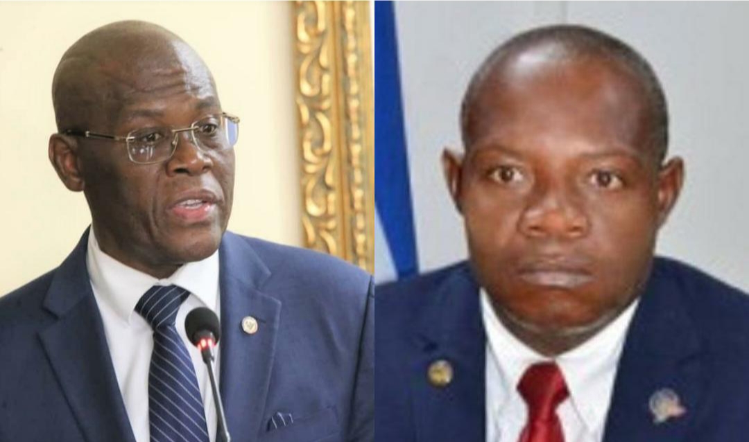 PM Joseph Jouthe,  Ministre justice Lucmane Delille