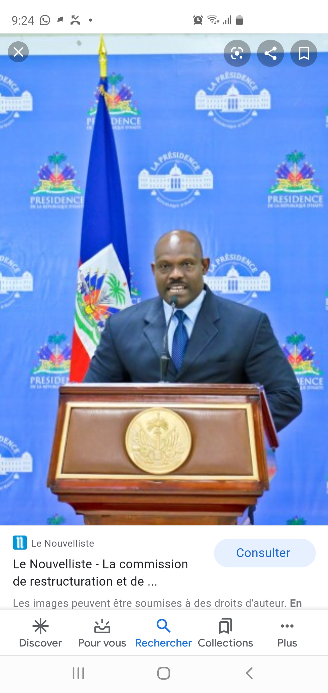 Kenston Louis, DG CNE 