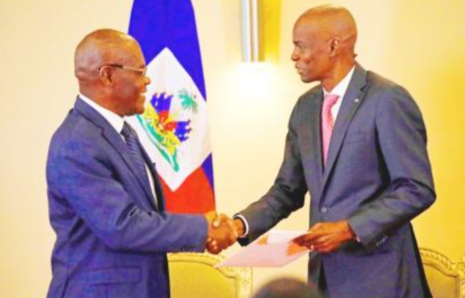 President Jovenel Moise et PM Joseph Jouthe 