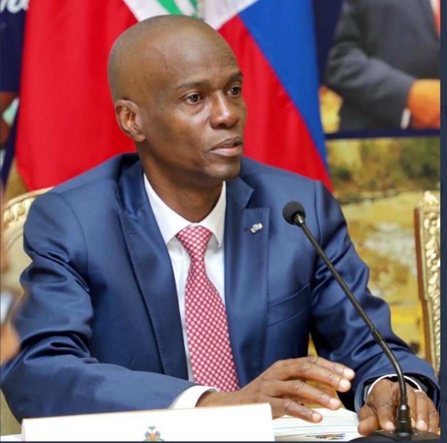 Jovenel Moise, prés d'Haiti 