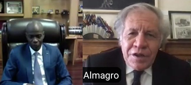 Jovenel Moïse et Louis Almagro 