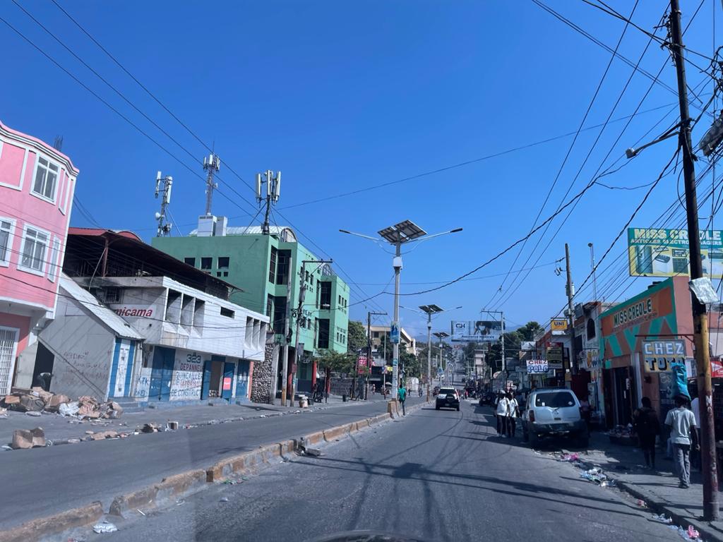 Le route de Delmas jusqu'à 3h Pm 