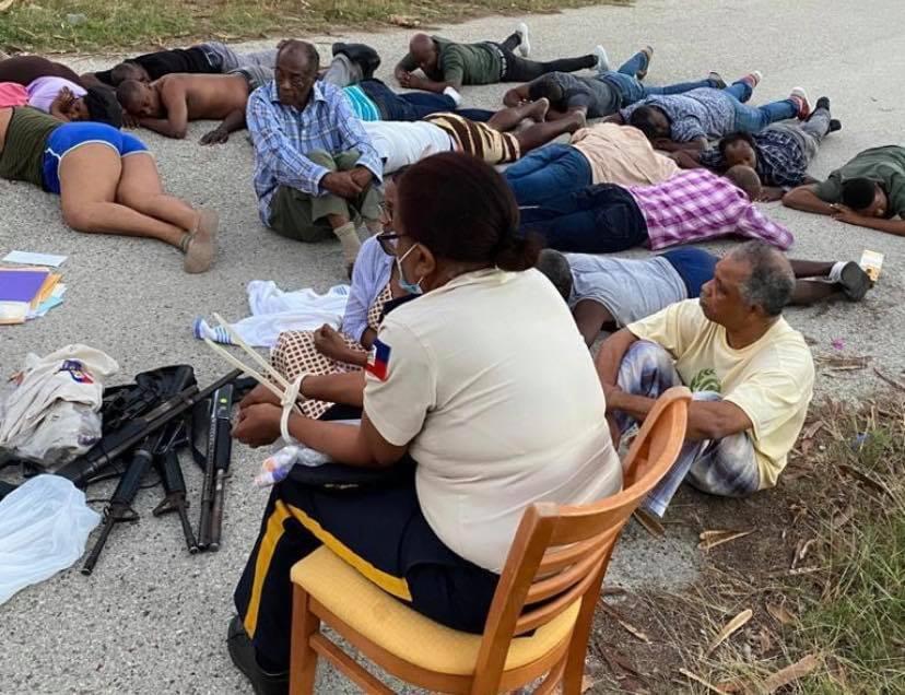 Les prisonniers, le jour de leur arrestation 