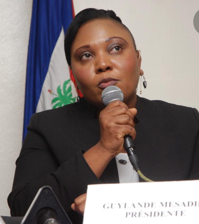 Guylande Mésadieu, présidente du CEP  