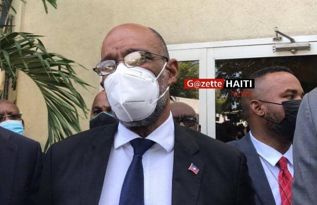 Le Pm  Ariel Henry au Sénat 
