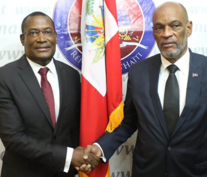 PM Ariel Henry et Dr Josué Pierre Louis 