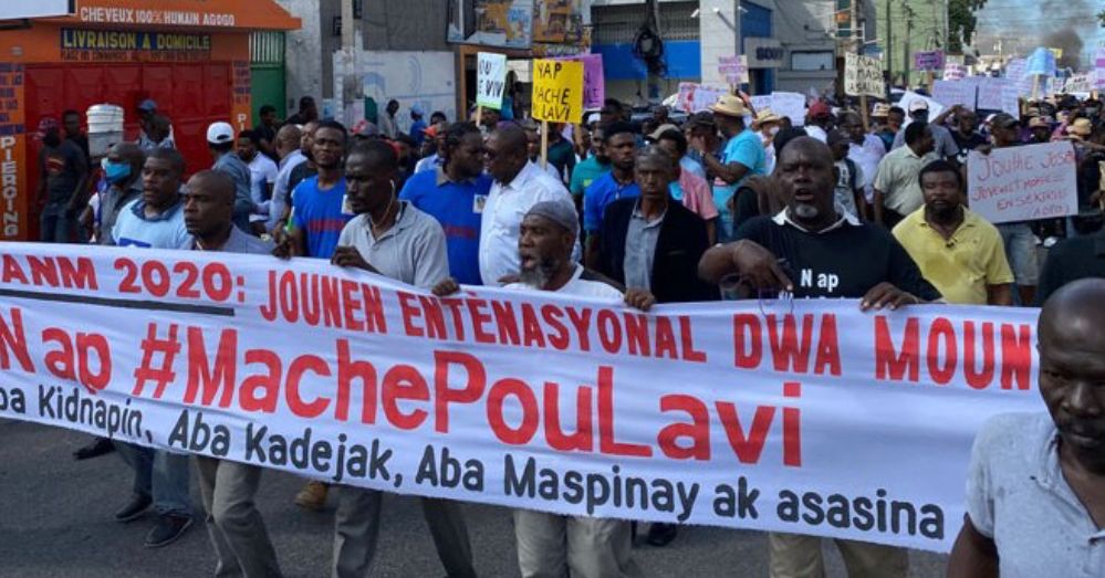 Une marche de Map Mache Pou Lavi( Archives )