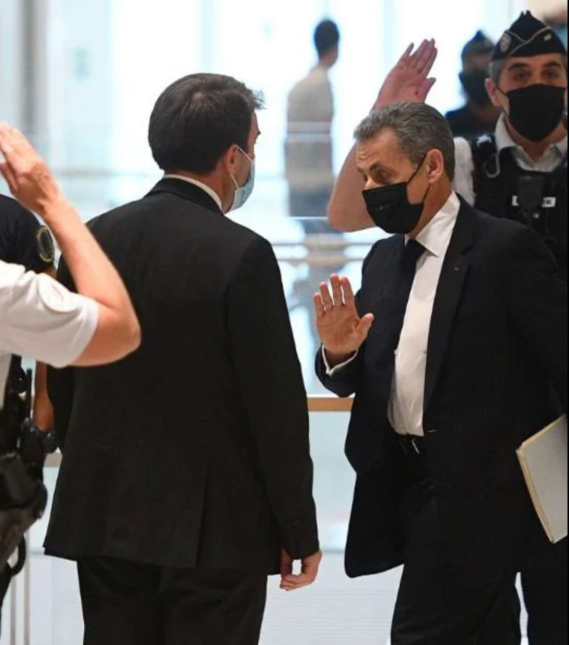 Ex président Nicolas Sarkozy au Tribunal 