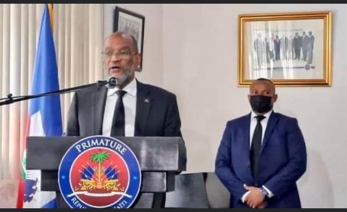 Le Pm Ariel Henry installant les membres du CSPJ 