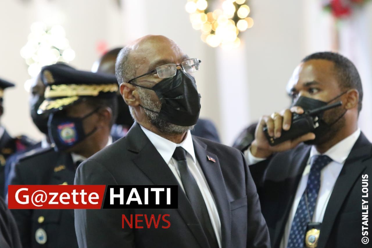 Le Pm  Ariel Henry à la cathédrale des Gonaïves 