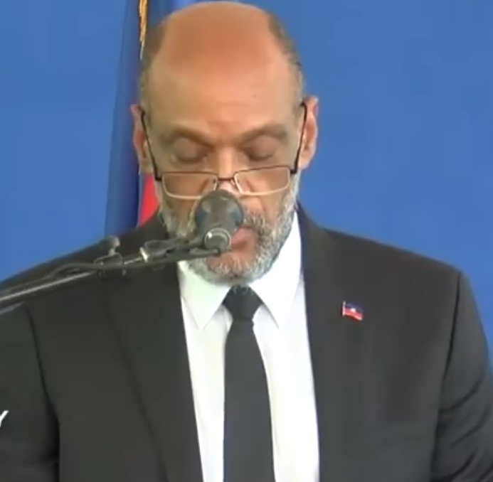 Le Pm Ariel Henry  au MUPANAH 