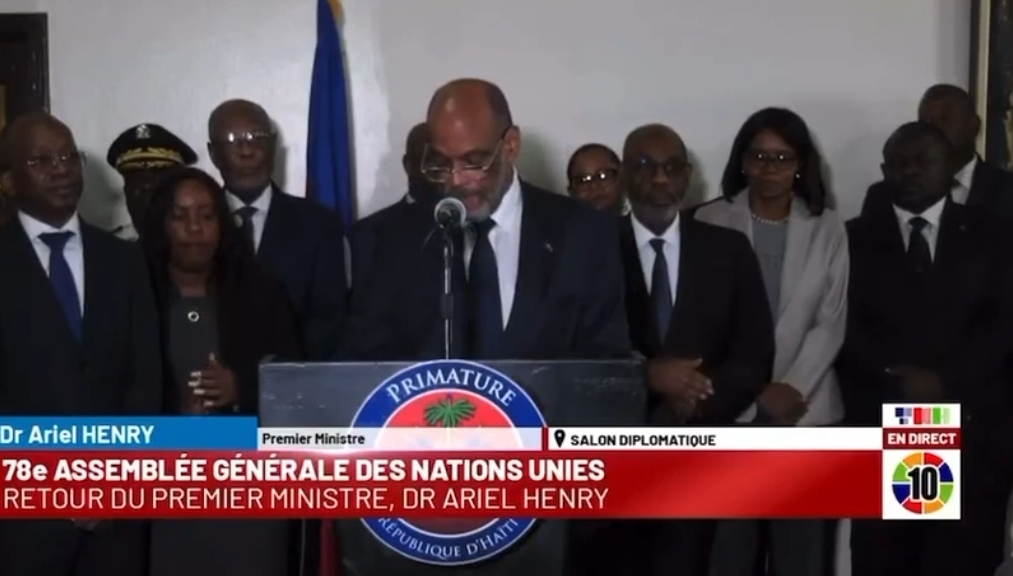 Ariel Henry, premier ministre 