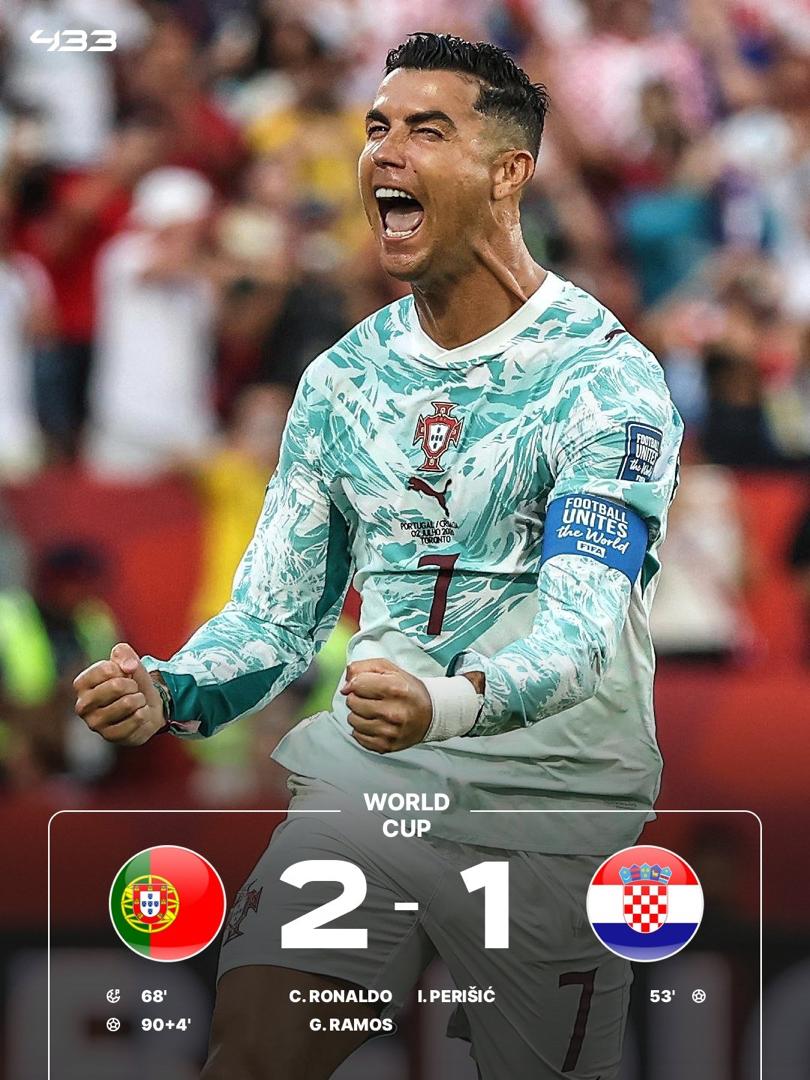 Le Portugal renverse la Croatie et file en huitièmes grâce à Ronaldo et Ramos