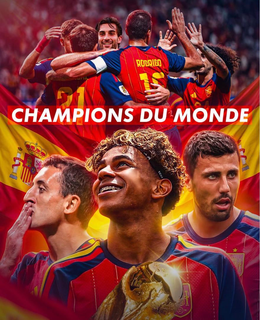 L’Espagne décroche une deuxième étoile et s’offre la Coupe du monde 2026