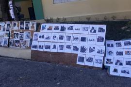 Des photos de victimes exposées 
