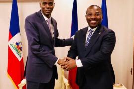 Jovenel Moïse et le PM a.i Claude Joseph 