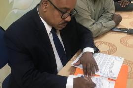 Le Dr Gérald Gilles et Me Renan Aristide 