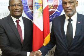 PM Ariel Henry et Dr Josué Pierre Louis 