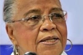 Mirlande Hyppolite Manigat , prés HCT 